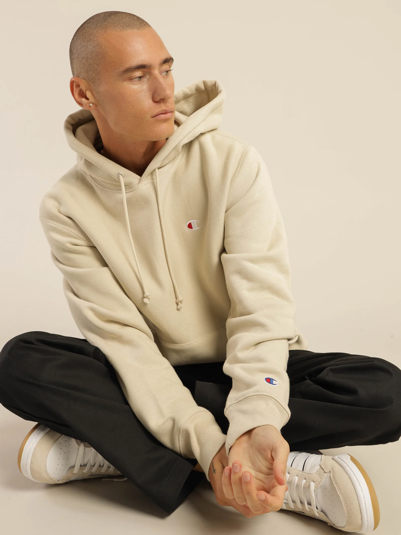 Reverse Weave Hoodie