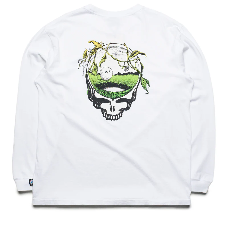 Malbon Golf x Grateful Dead Gorse L/S Tee - White