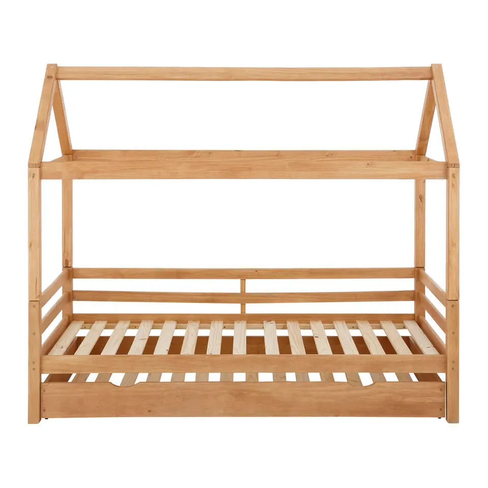 Alpi2 - Onderschuifbed 90x200 cm voor kinderen grenen