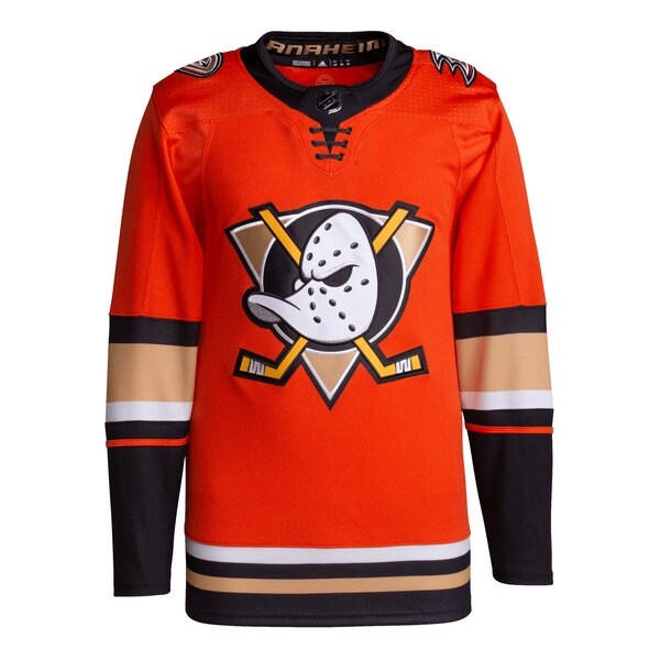 Anaheim Ducks adidas Men's Alternate Primegreen Authentic Blank Jersey - Orange