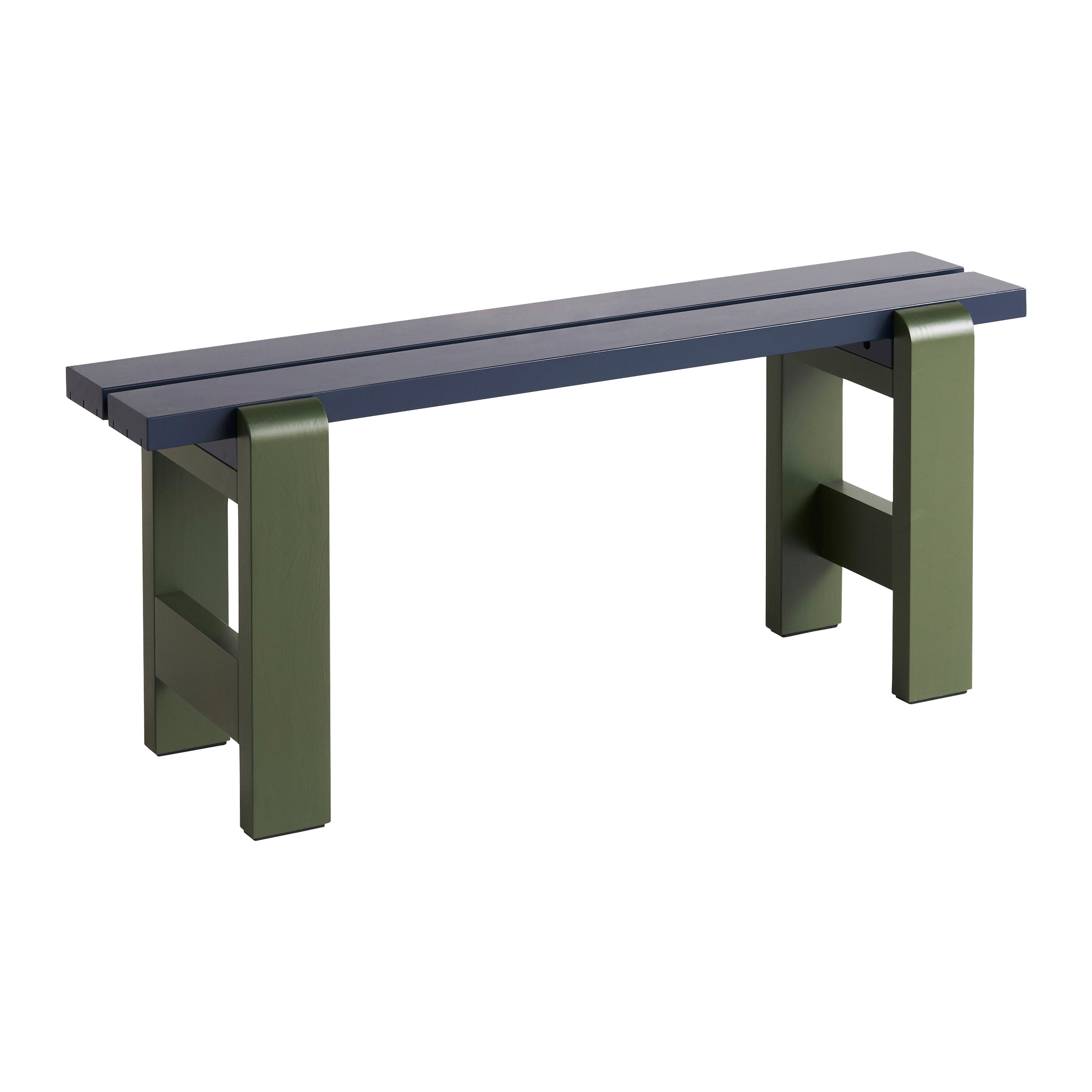 HAY Weekday Bankje B 111 cm - Duo Steel Blue