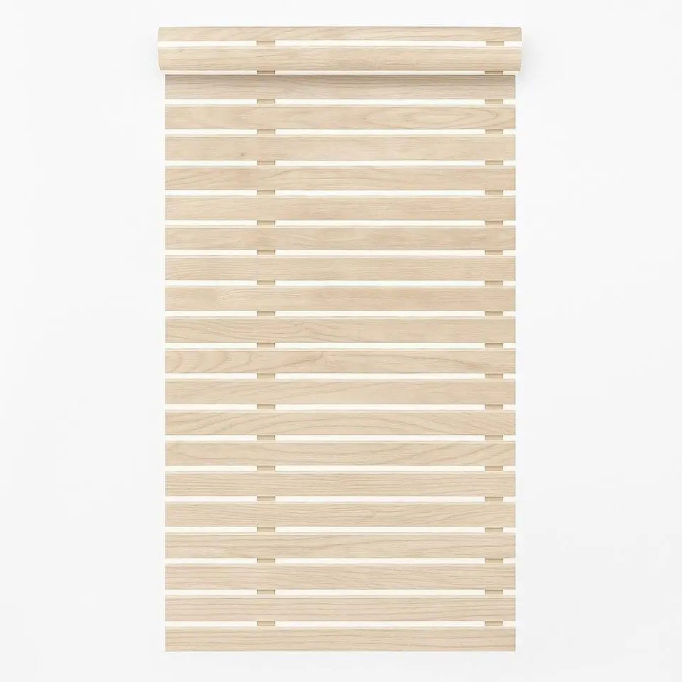 Dutch Wallcoverings Vliesbehang Artifice planken - beige/wit - 10,05m x 53cm