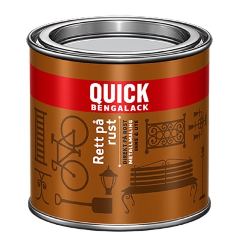 METALLMALING JOTUN QUICK BENGALACK HVIT 0.25L