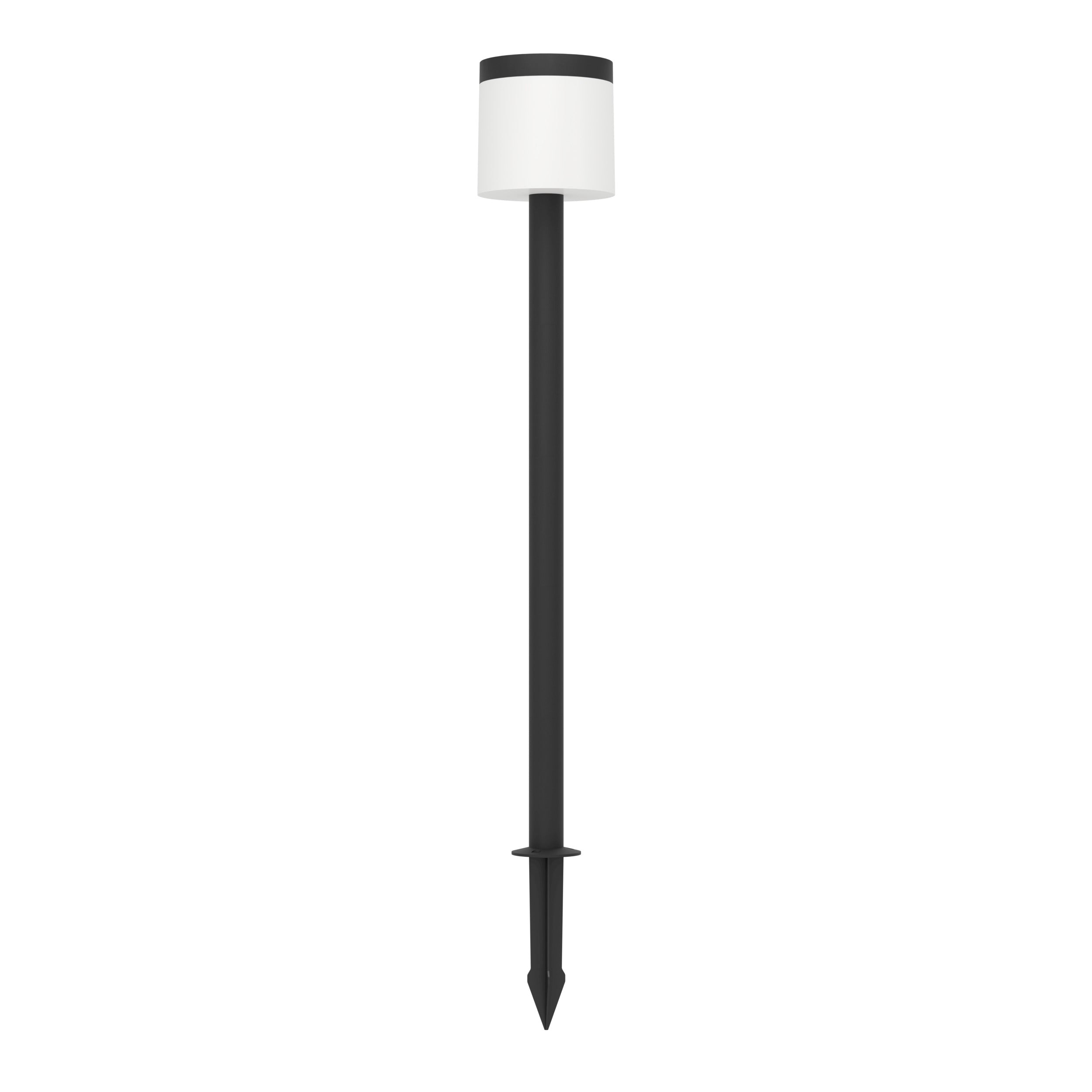 EGLO solar priklamp buiten Pantete - led - 115 cm - zwart/wit