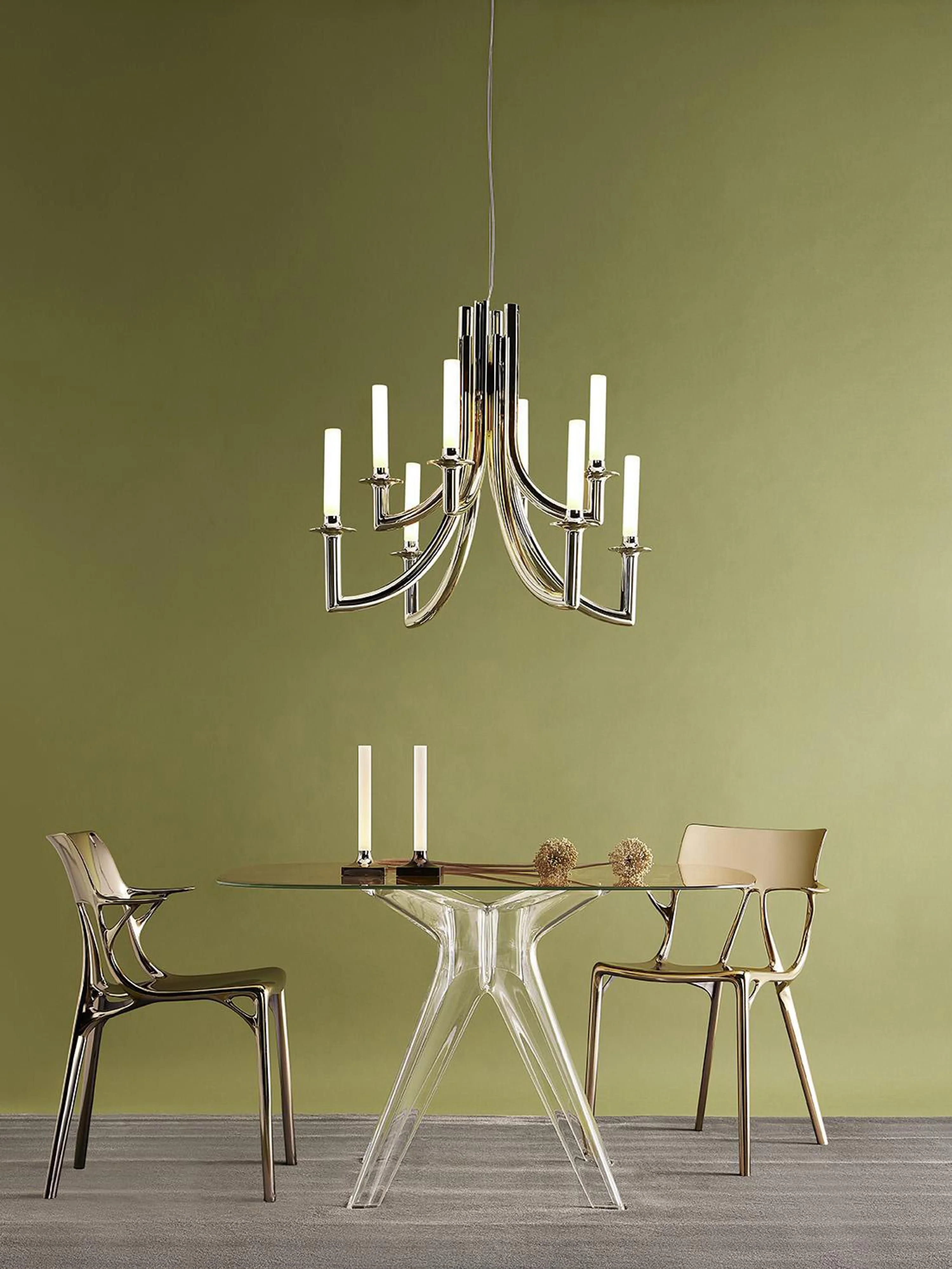 LED-Kronleuchter Khan