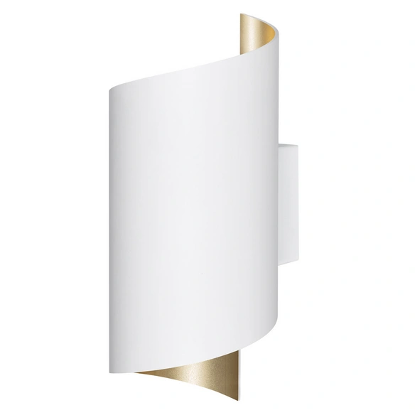 Wandleuchte, Aluminium, LxBxH: 12,7x9,5x23 cm, tunable white, weiß