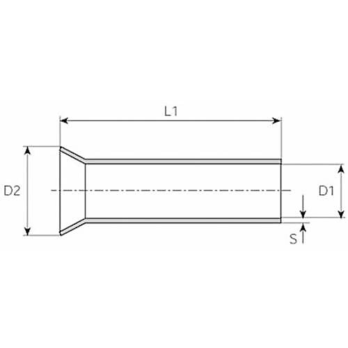 Embout simple d'extrémité de câble Vogt Verbindungstechnik 10 mm² longueur 18 mm modèle 440818.47