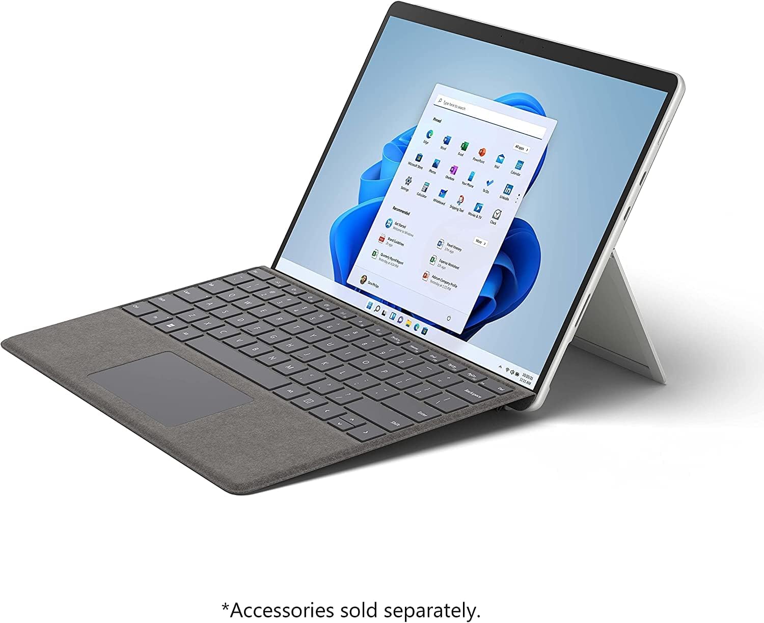 Microsoft Surface Pro 8 Tablet  13 Touchscreen  Intel i5 Evo Platform  8GB RAM  128GB SSD  Windows 11 Surface Laptop - Device Only - Platinum (Latest Model) (Renewed)