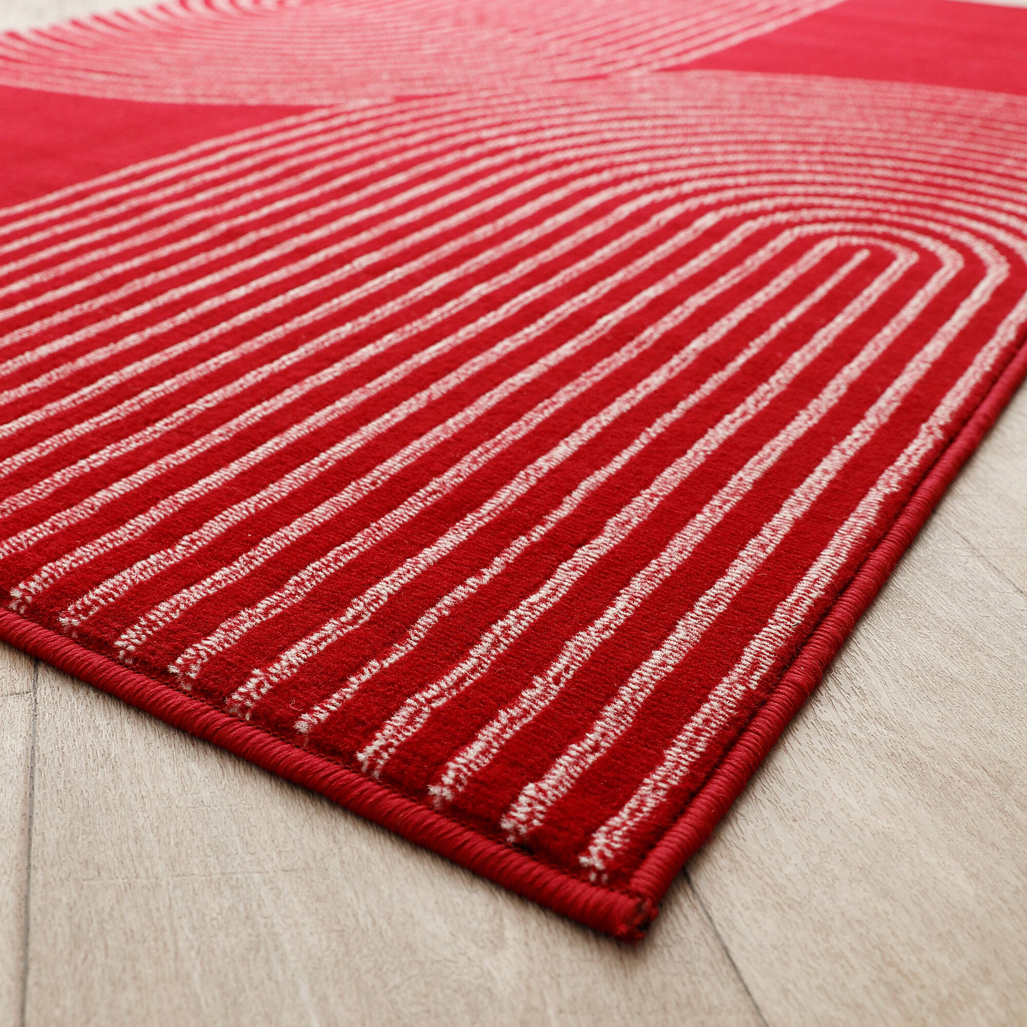 Tapis motif double arche