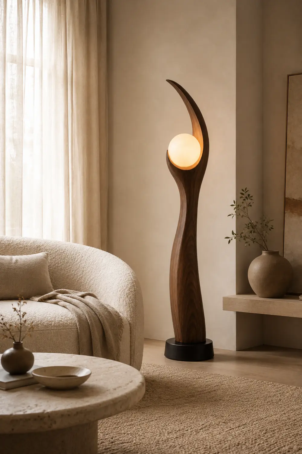 Wooden Art Lamp #WL108