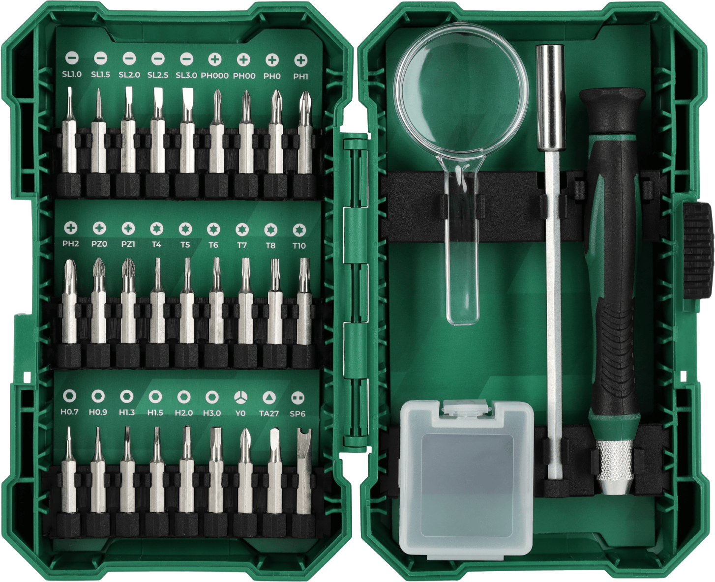Zestaw bitów precyzyjnych i akcesoriów 1/4” 31 el. STALCO S-13726