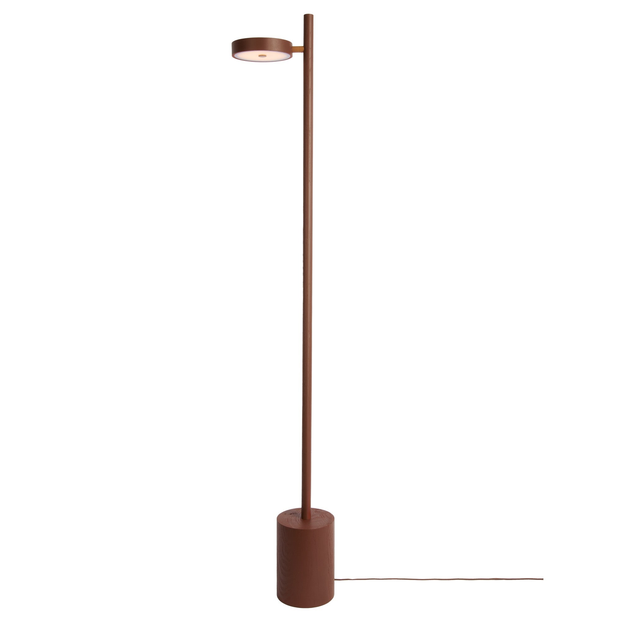 GOOD&MOJO vloerlamp Lumbini - bruin - Ø20cm