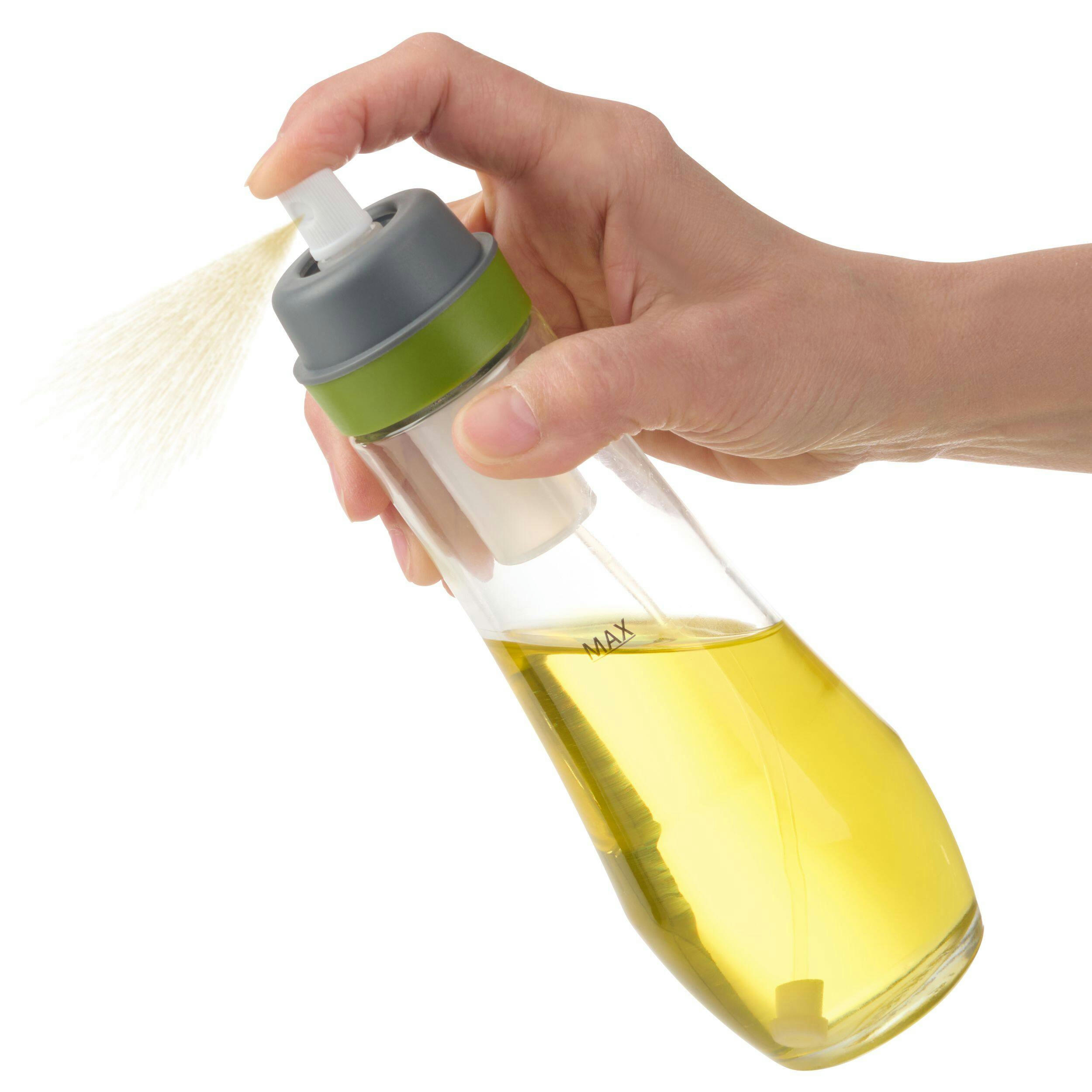 Trudeau Glass Oil Spray Bottle, Dishwasher Safe, 296-mL