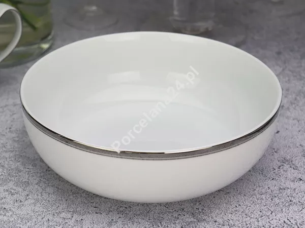 Serwis obiadowy na 12 osób (45 el.) Bogucice - Cleopatra Platin Plus 1174