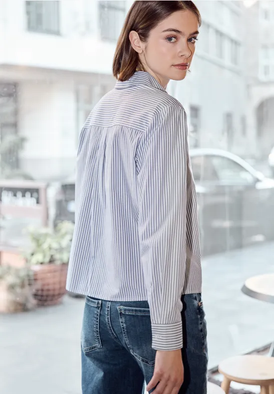 Gestreifte Hemdbluse