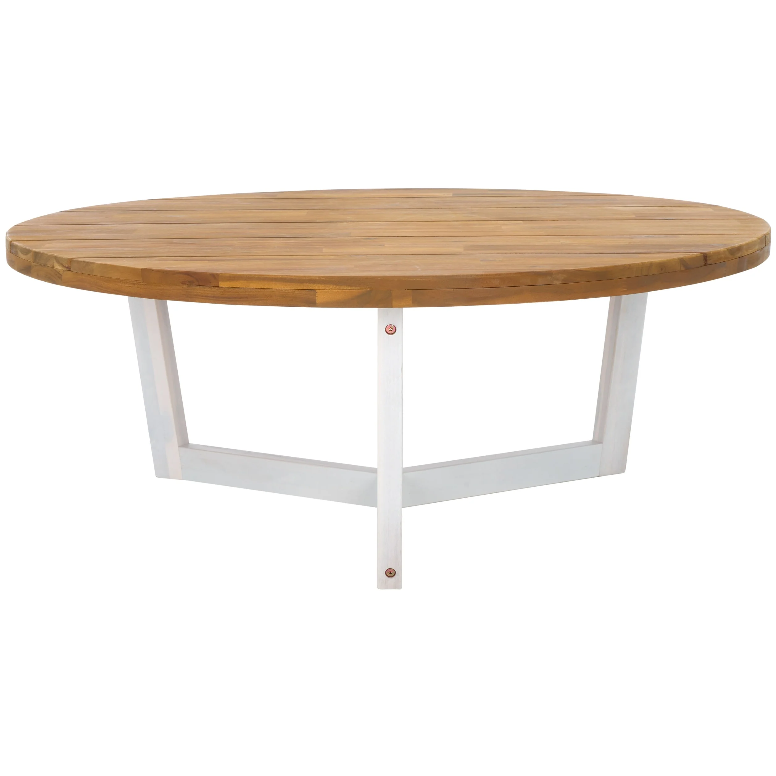 SAFAVIEH Estefani 3-Leg Round Outdoor Coffee Table - 39Wx39Dx15H
