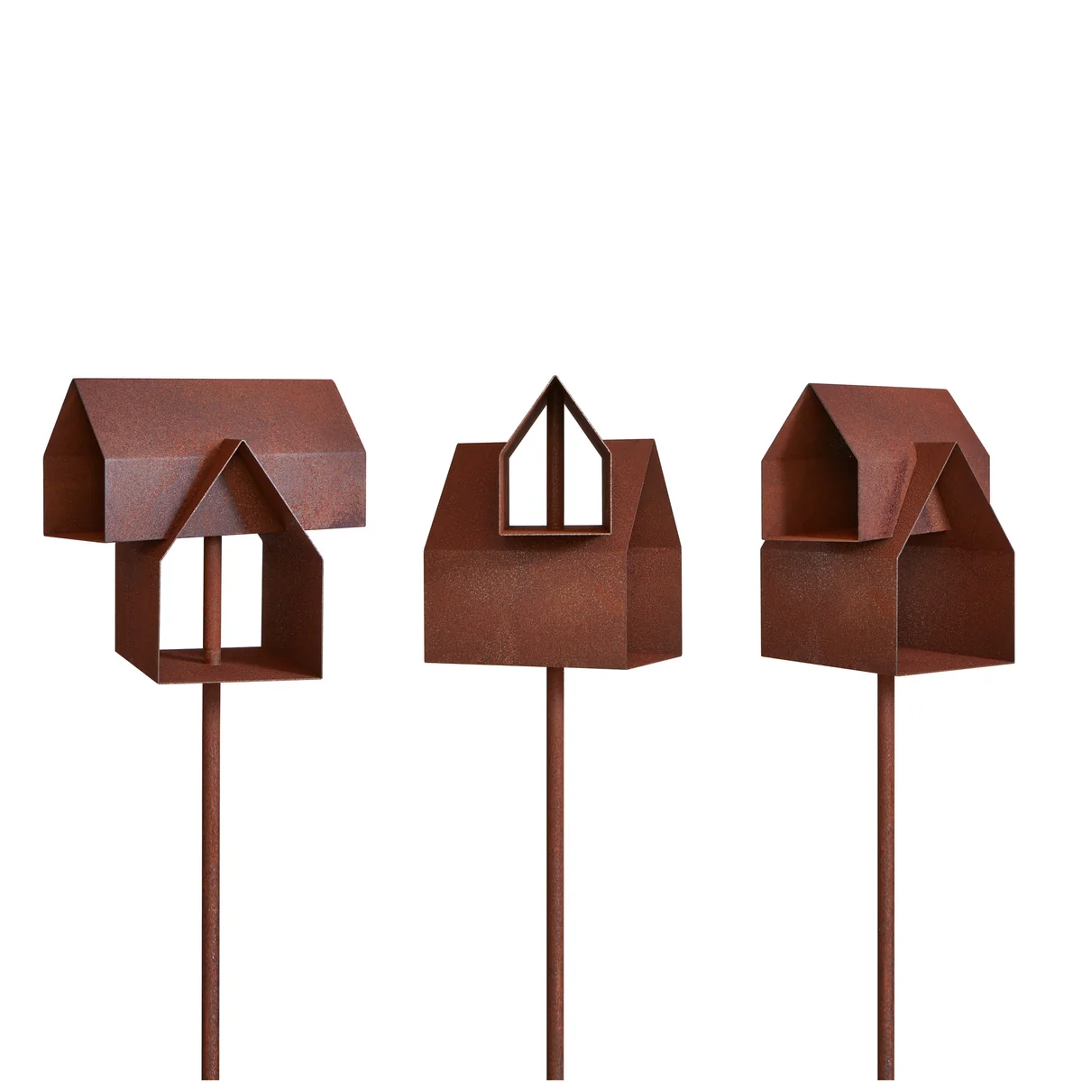 Frederik Roijé - Size Matters Vogelhäuschen, corrosion brown