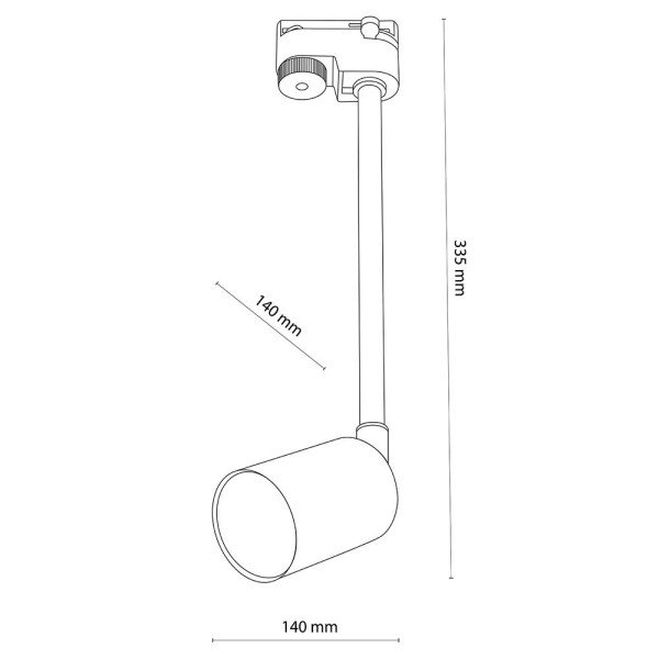 Lampa reflektor spot szynowy 3F TRACER 4931 TK Lighting