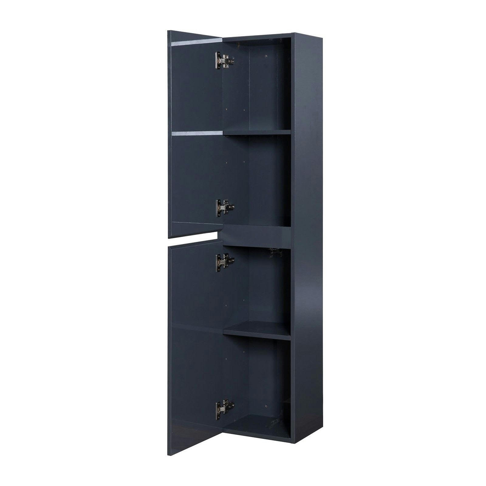 SORRENTO - Colonne de salle de bain à suspendre 140cm  Gris