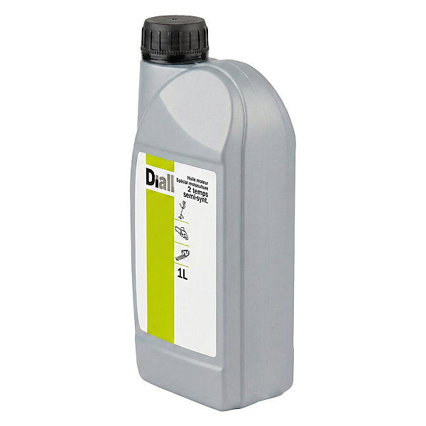 Huile pour mélange 2 temps semi-synthèse Diall 1L