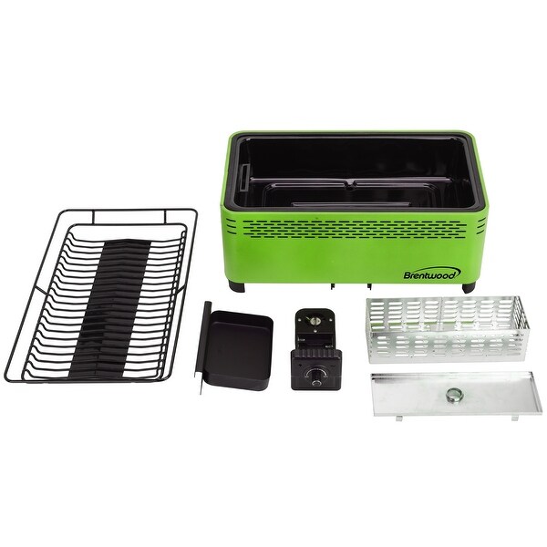 Non-Stick Battery Powered Portable BBQ in Lime