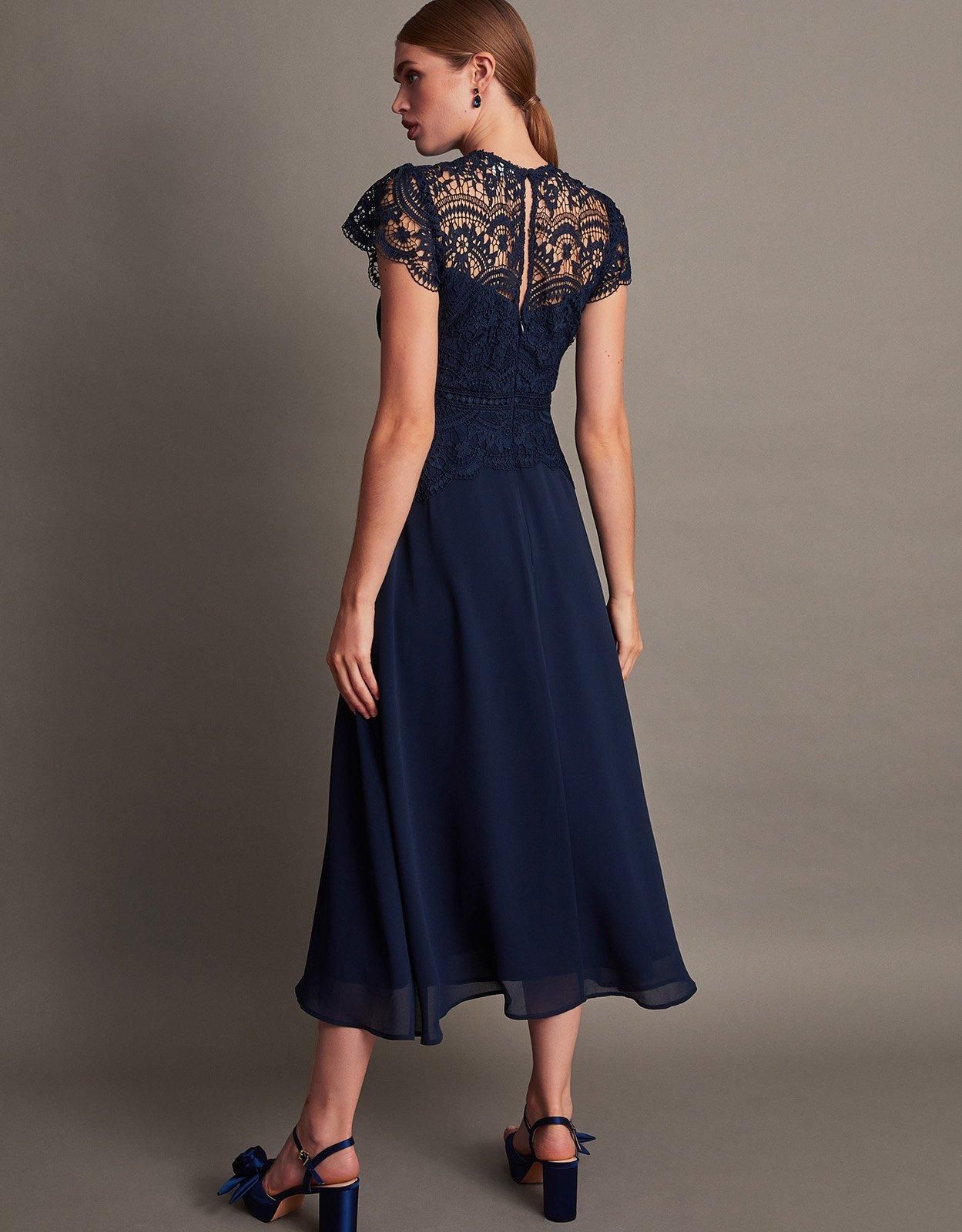 Monsoon Monica Lace Midi Dress