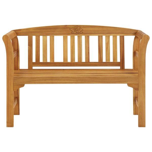 Ławka ogrodowa Brąz 114 cm Drewno akacjowe vidaXL