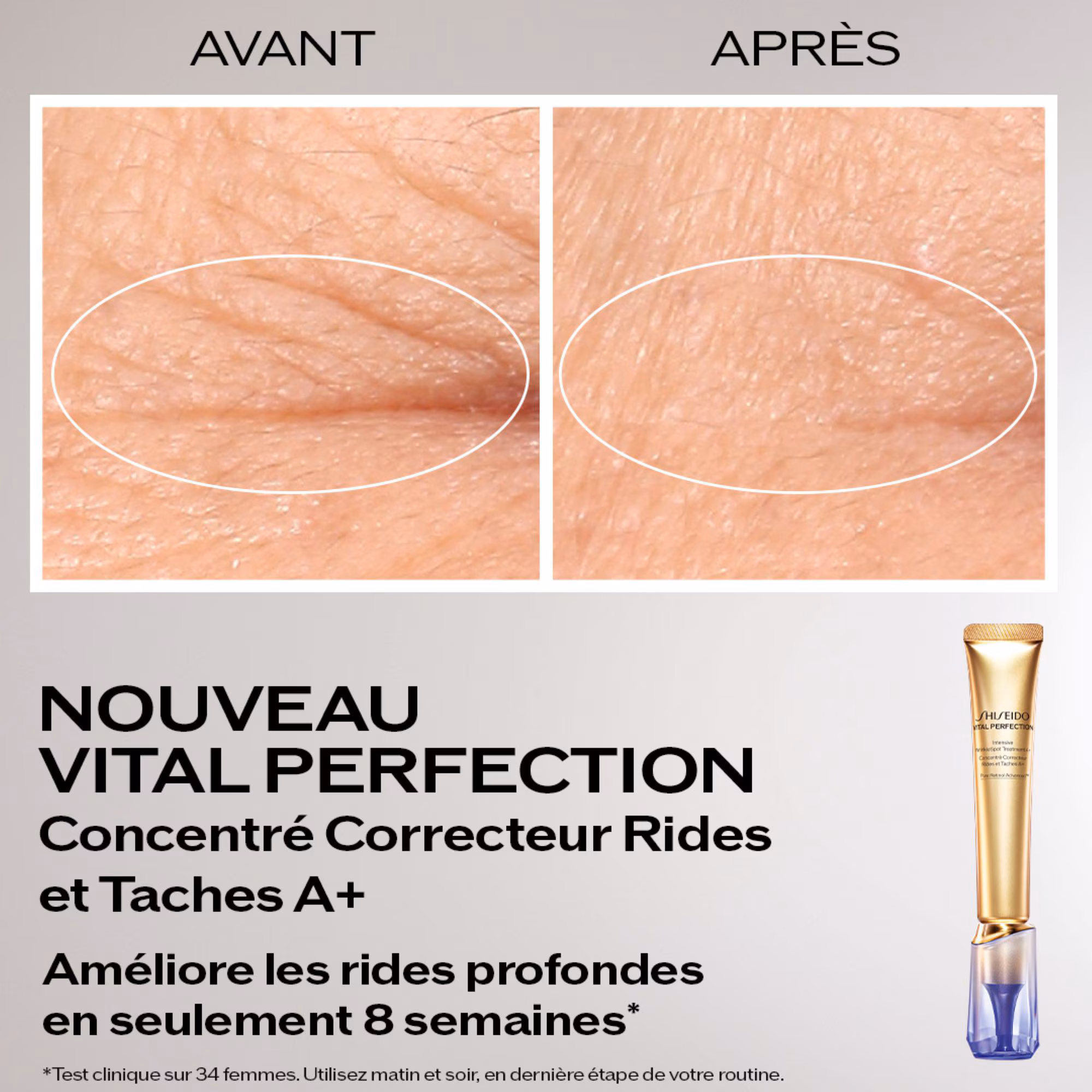VITAL PERFECTIONConcentré correcteur rides et taches a+