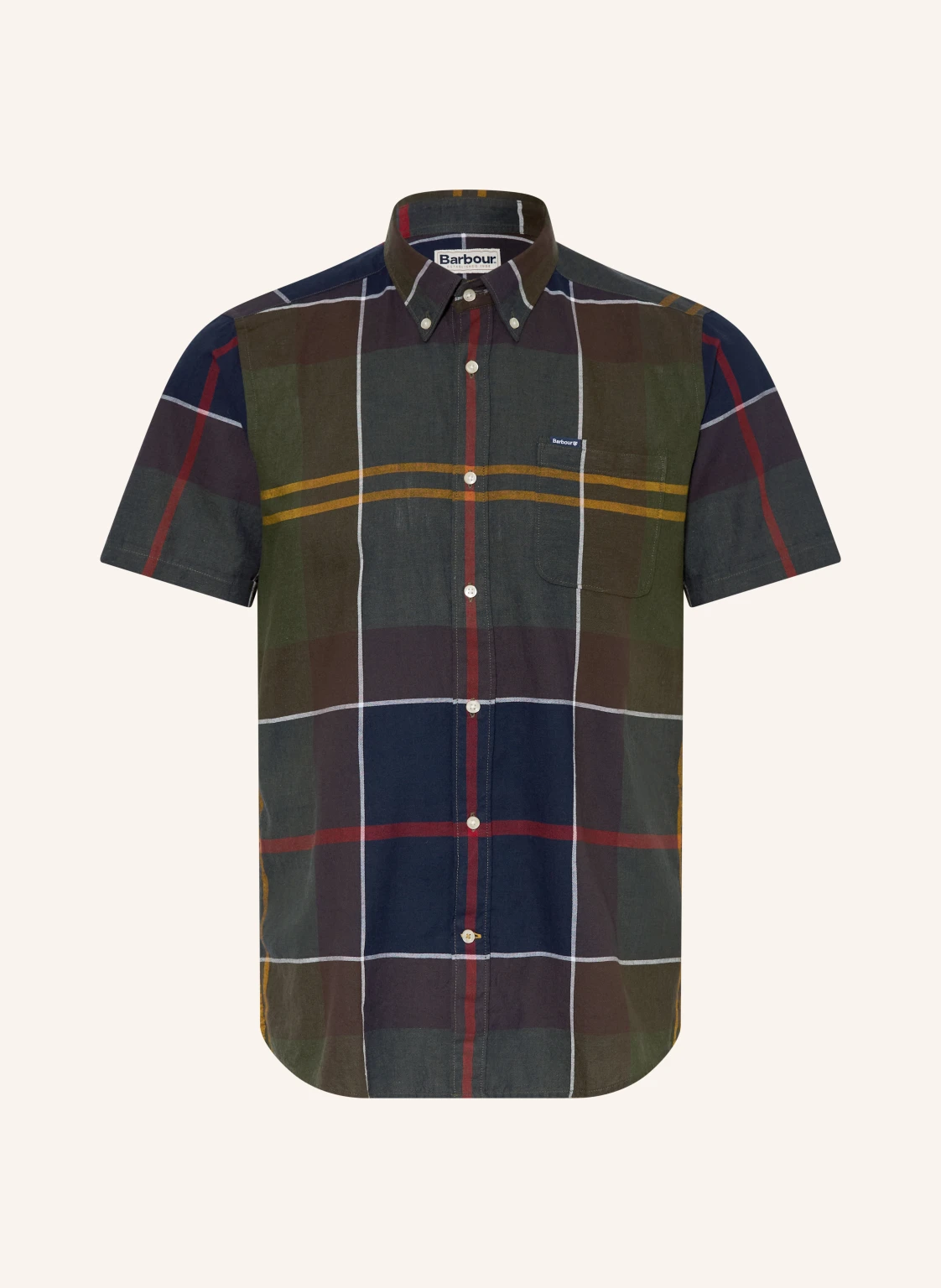 Barbour Kurzarm-Hemd Tailored Fit