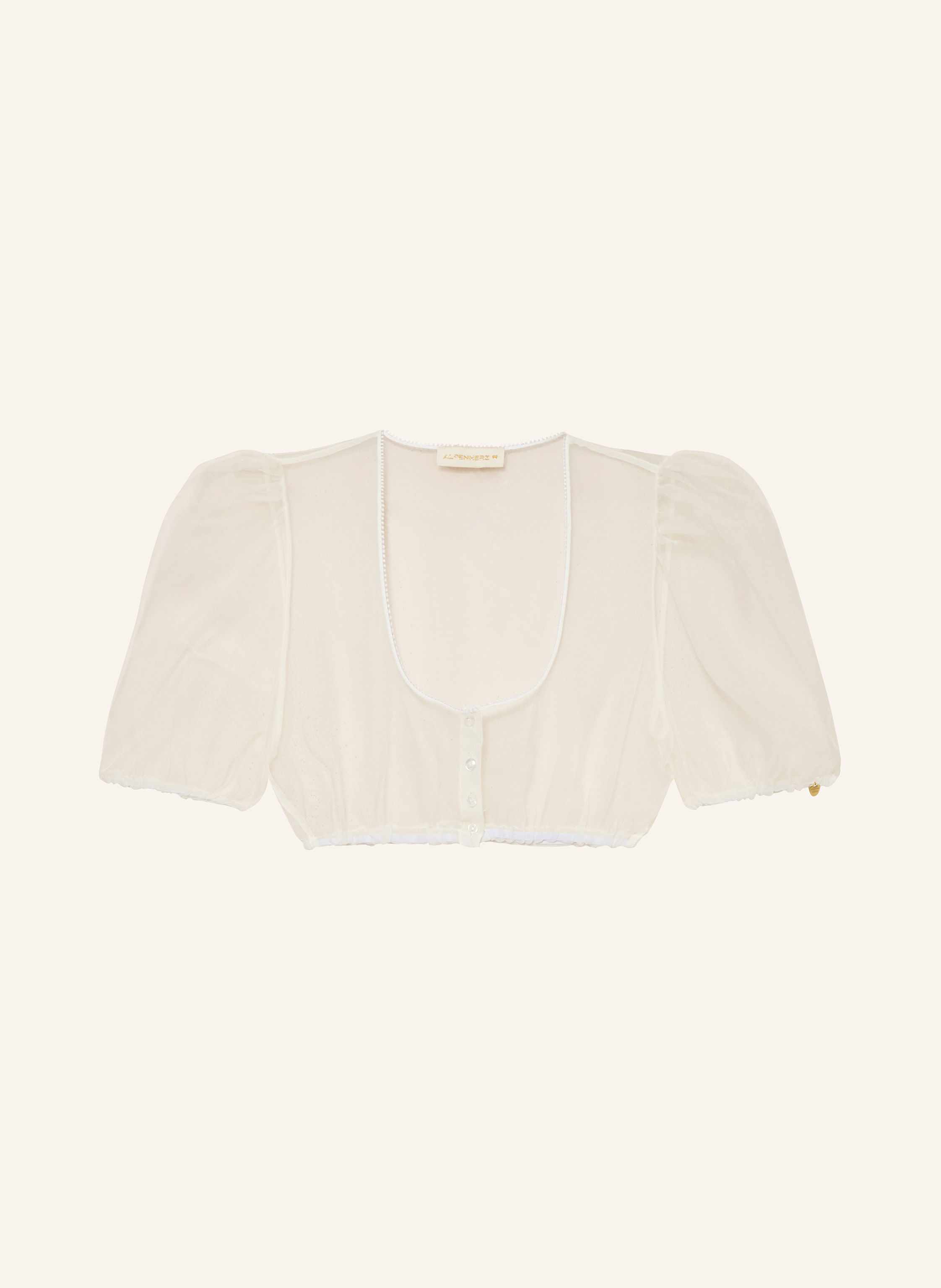 AlpenHERZ Dirndlbluse SARAH mit Seide