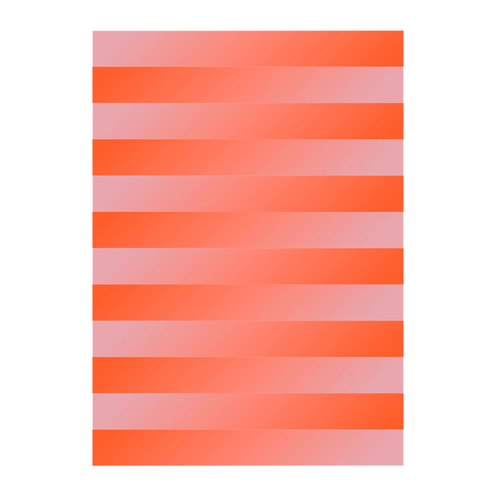 Paper Collective Absorb 05 Poster 50 x 70 cm - Orange / Pink