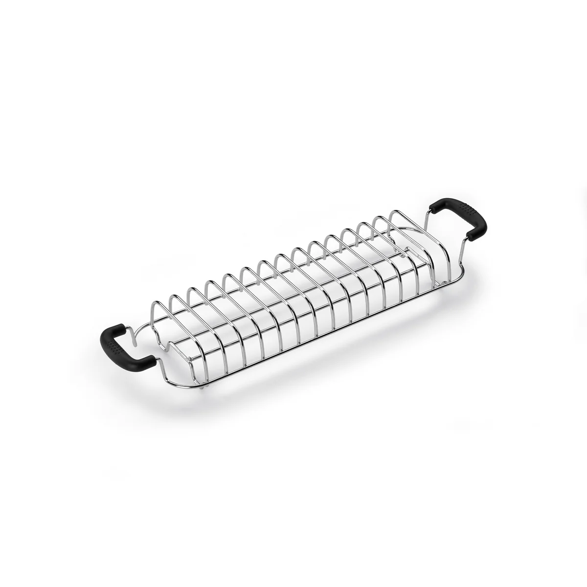 Smeg - Brötchen- Röstaufsatz für 4-Scheiben-Toaster TSF02, Chrom