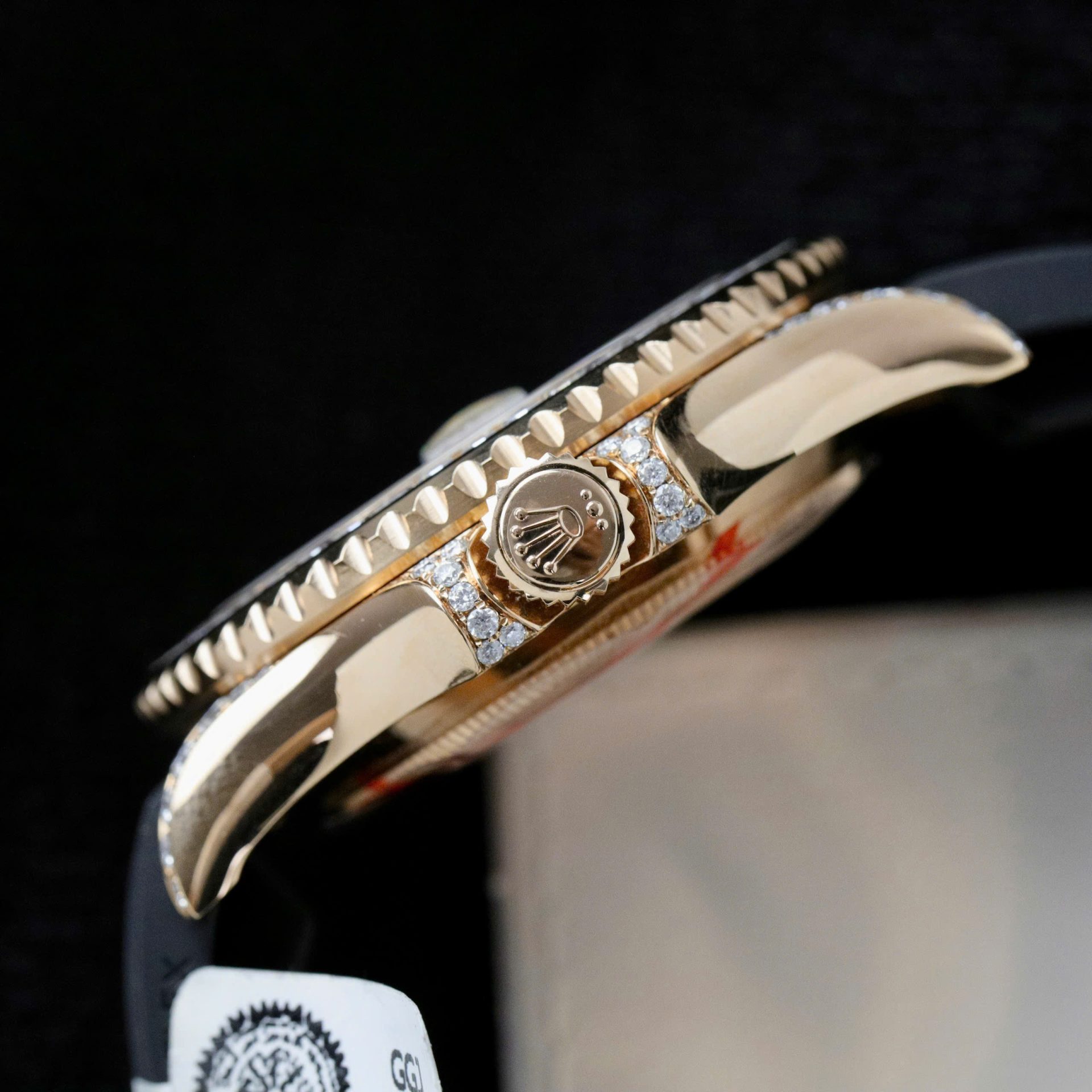 Rolex Yacht-Master RG Plated Diamond Dial 40mm Oysterflex Super Clone