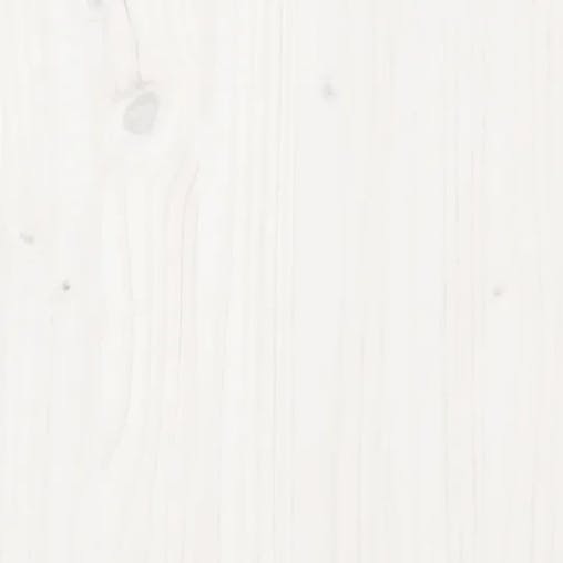 NNEVL Bedside Cabinet White 40x30x40 cm Solid Wood Pine
