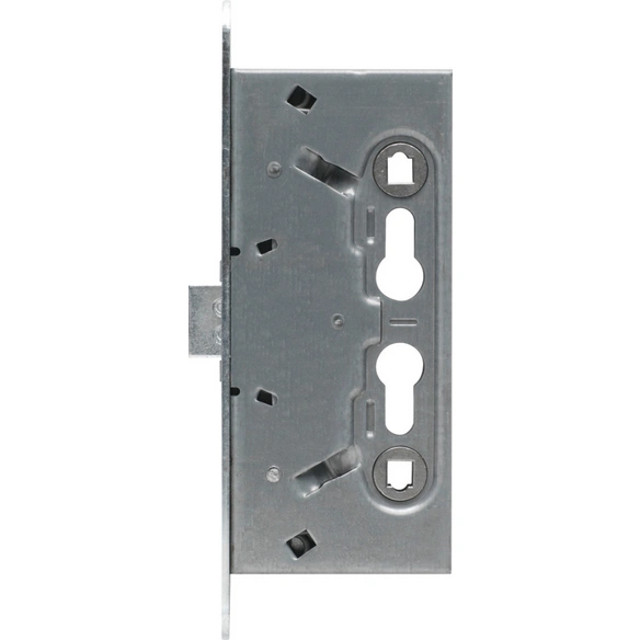 Einsteckschloss, aus metall|kunststoff, 97 mm Breite, silberfarben