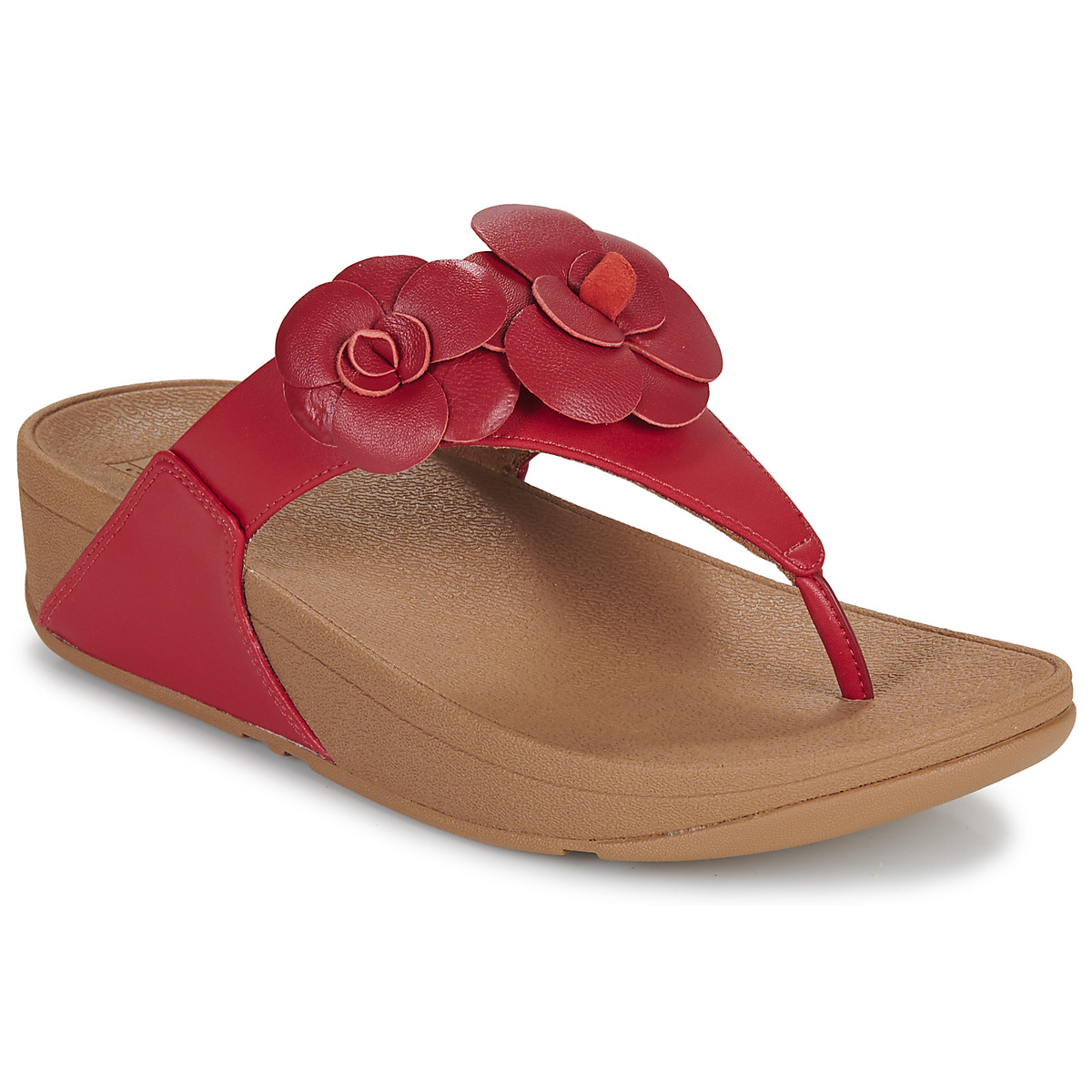 FitFlop - LULU FLOWER - Red / Beige