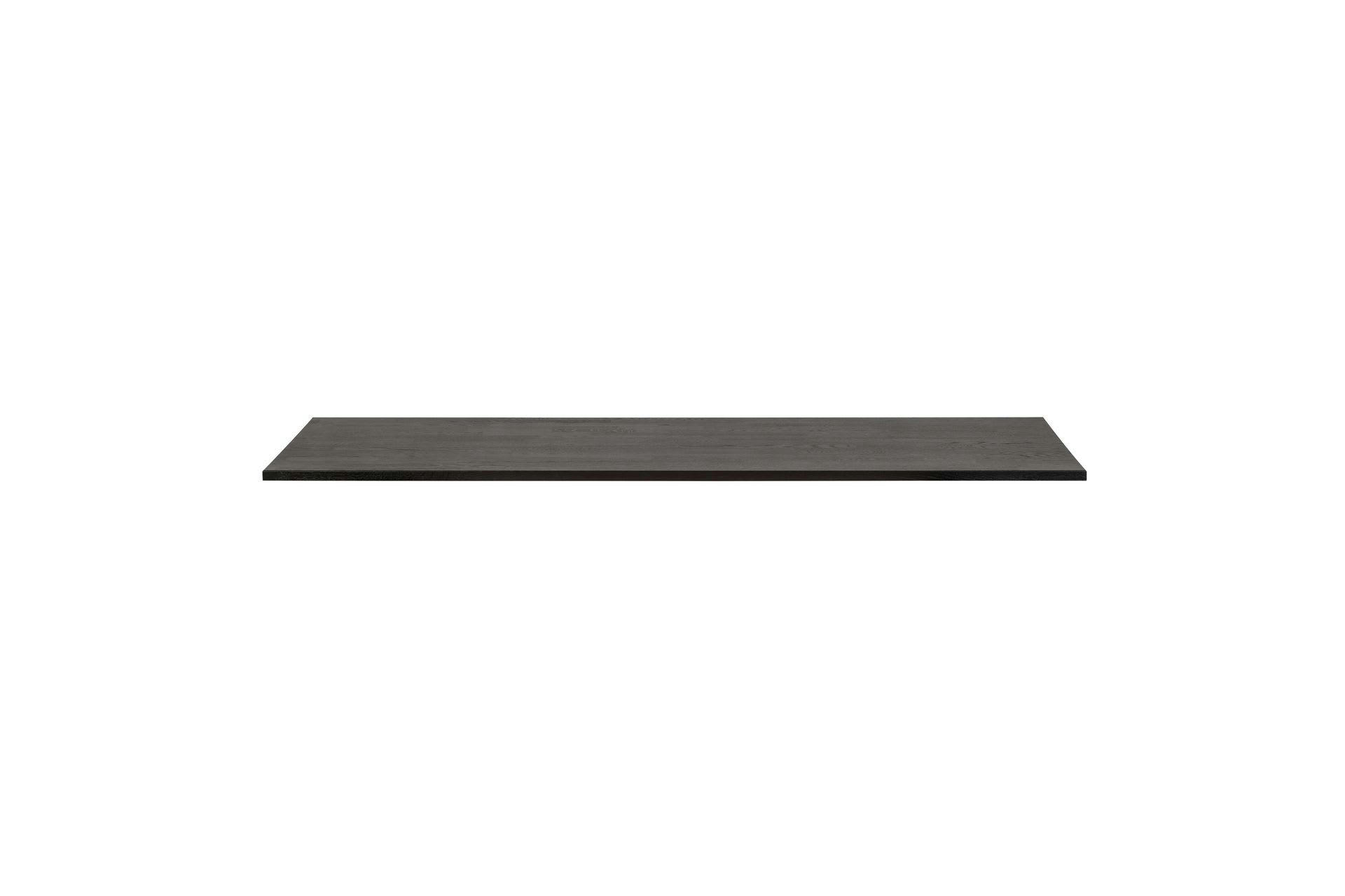 TABLO - Plateau de table 200x90 en bois noir