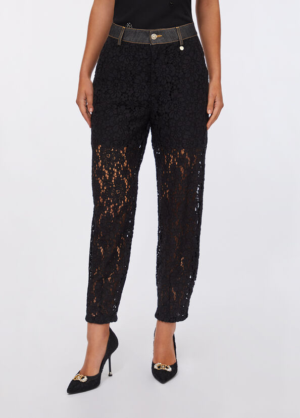 Pantaloni in pizzo