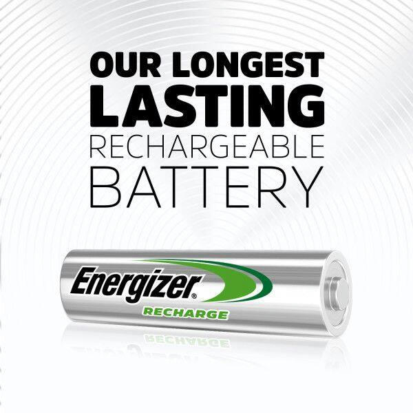 Energizer NH15BP-2 2-pk AA 2300 mAh NiMH Rechargeable Batteries, Pre-Charged, All Purpose