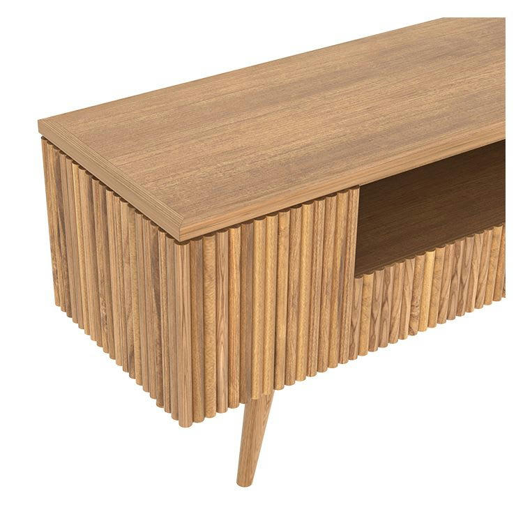FILIPPIS - Meuble TV en bois de teck 150 cm