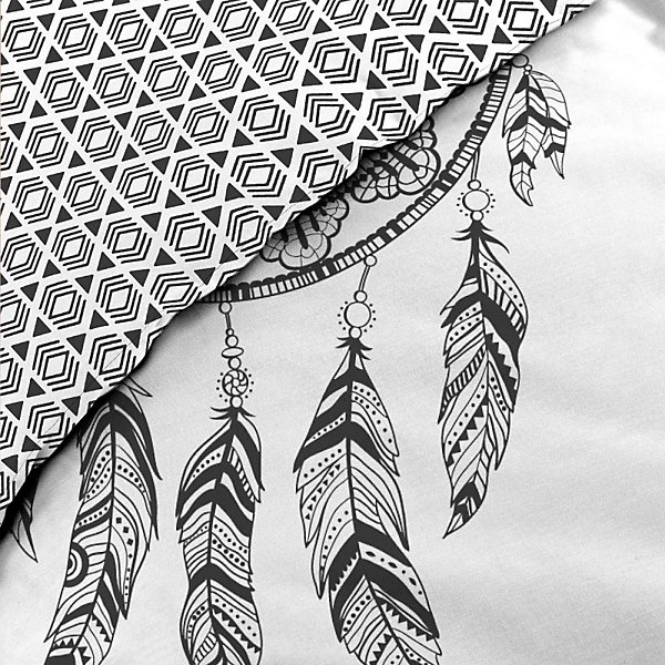 Housse de couette 240x220   2 taies INDIAN DREAM 100% coton
