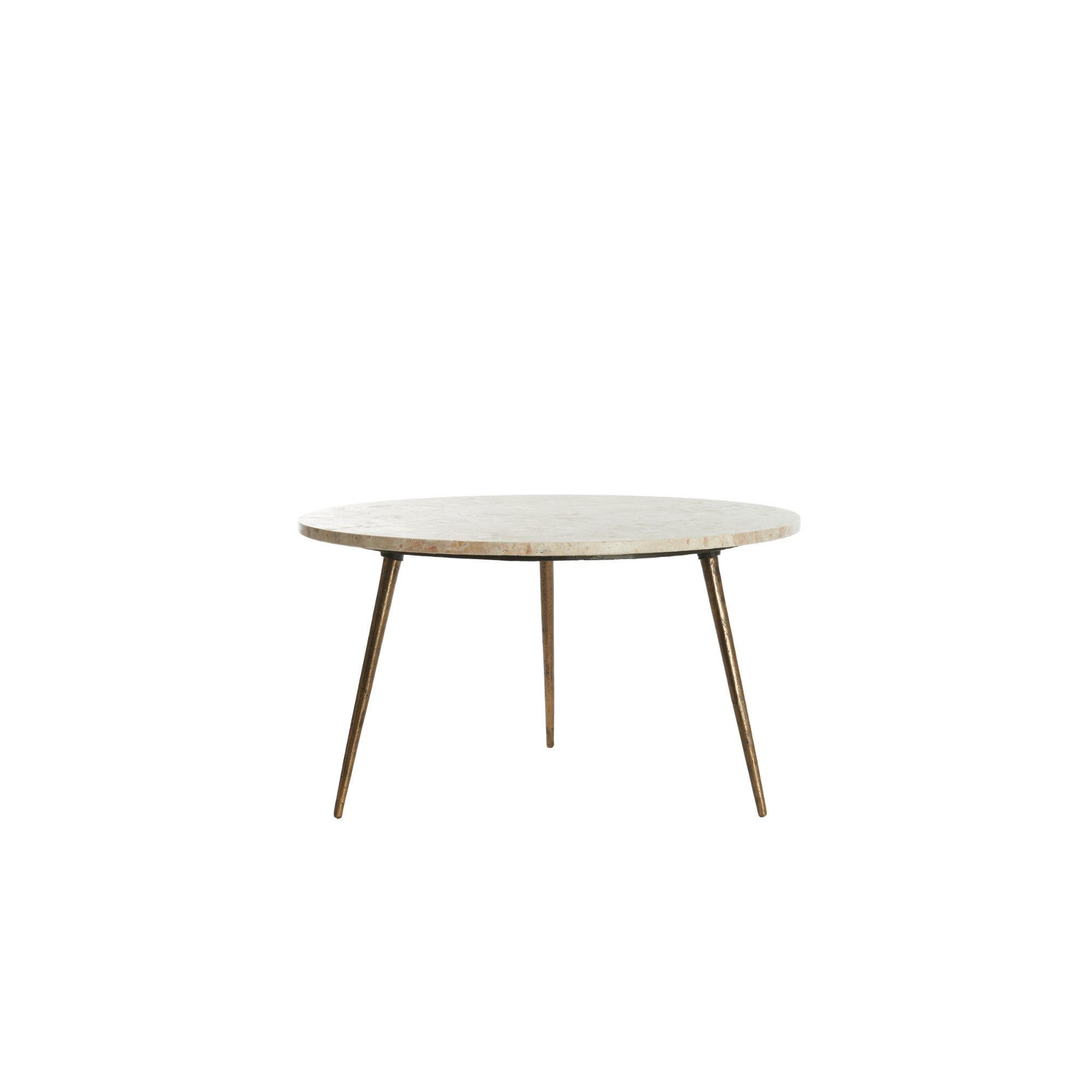 Light & Living bijzettafel Zeca - grijs - Ø67cm