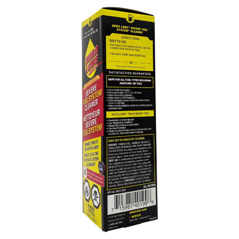 Dura Lube Severe Fuel System Cleaner, 16-oz