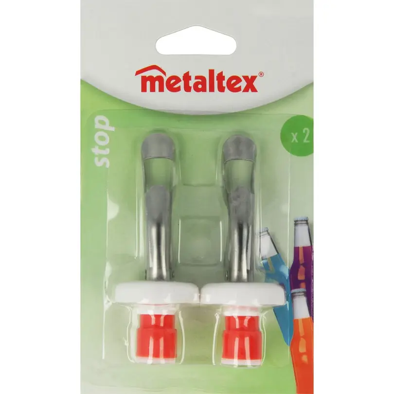 Flaschenverschluss 2er-Set Metaltex
