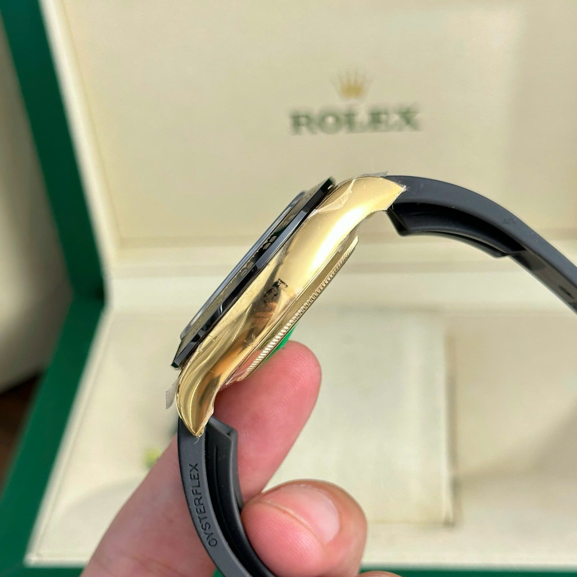 Rolex Daytona 116518LN YG Plated Champagne Dial 40mm Oysterflex Super Clone
