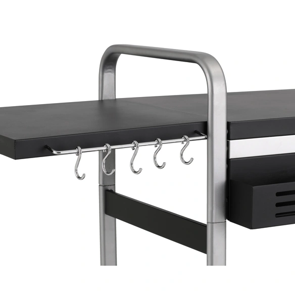 BBQ-Tischset, BxHxT: 150,5 x 97,5 x 59,5 cm, Edelstahl