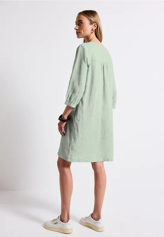 Tunika-Kleid aus Leinen
