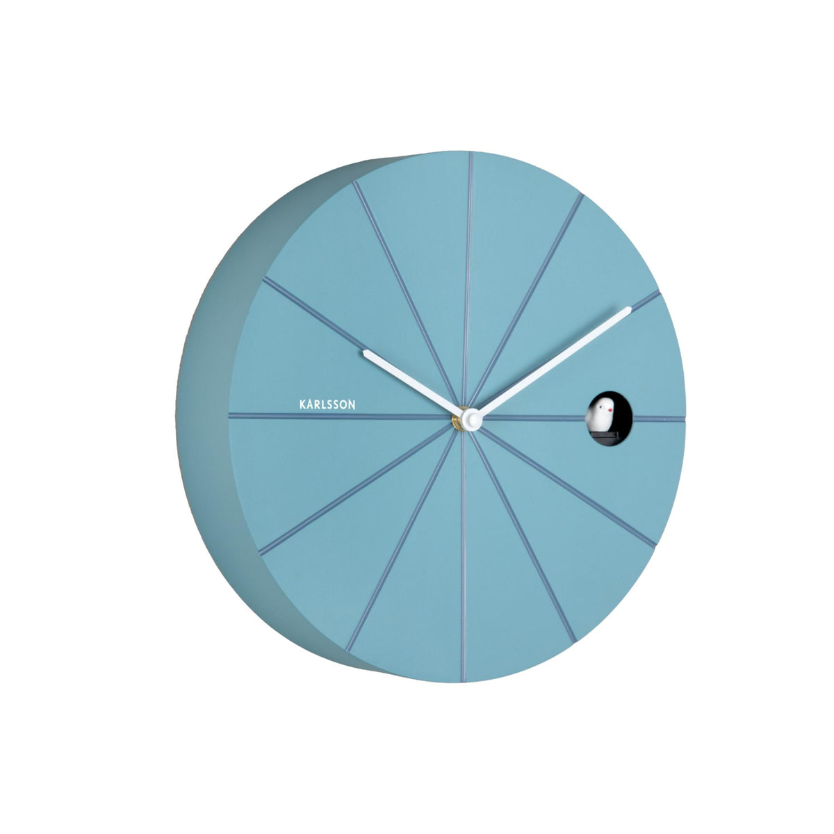 Karlsson wandklok Destacado Cuckoo - blauw - Ø28cm