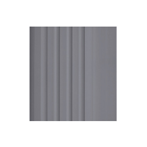 Nez de marche PVC 45x50mm, QUEST, profilé d'escalier RO, antidérapant, d'escalier-protection, gris foncé, 1.5m