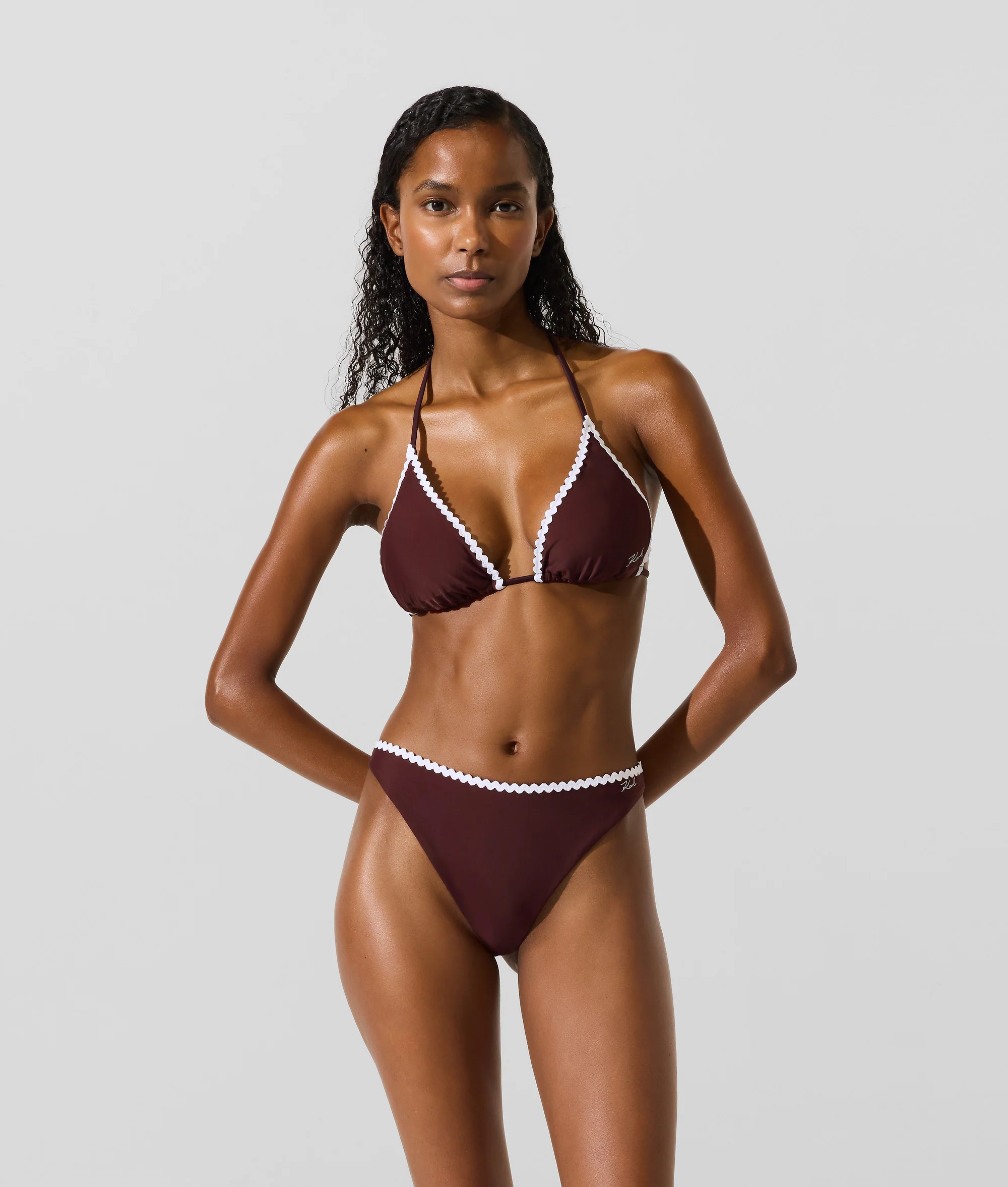 Culotte de bikini à volants
